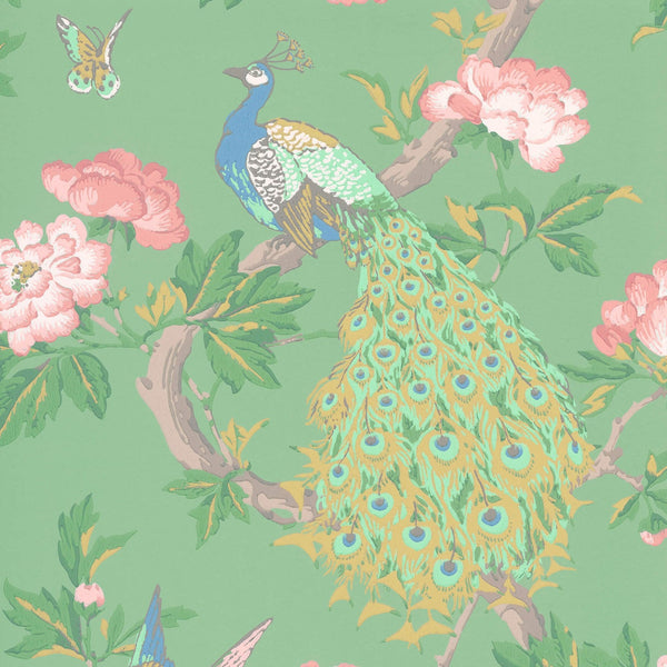 Pavona-behang-Little Greene-Vivienne-Rol-02 45PAVIVIE-Selected Wallpapers