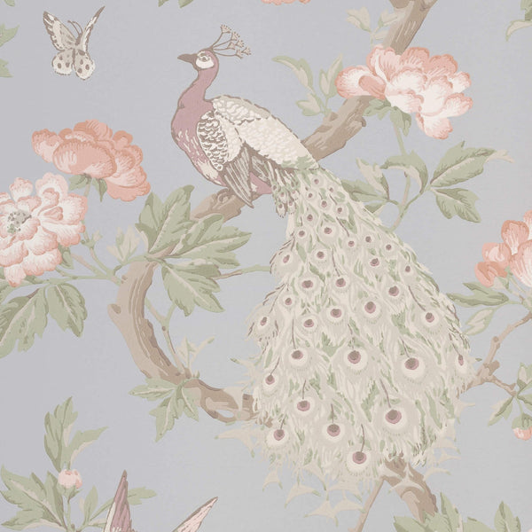 Pavona-behang-Little Greene-Pearle-Rol-0245PAPEARL-Selected Wallpapers