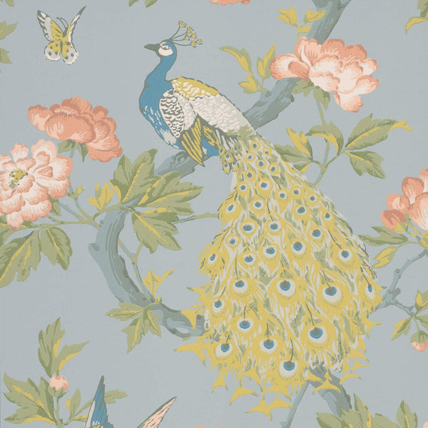 Pavona-behang-Little Greene-Skye-Rol-0245PASKYEZ-Selected Wallpapers
