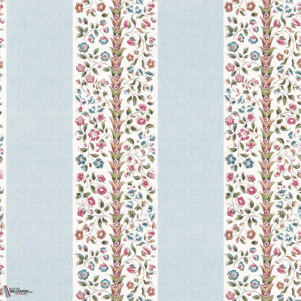 Pergola stripe behang-Sanderson-Mineral blue & wisteria-Rol-Selected Wallpapers-Interiors