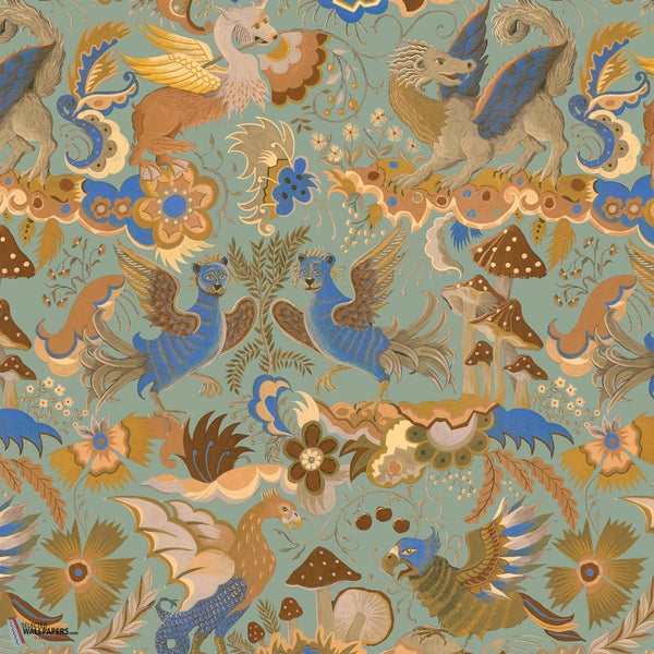 Phantasia behang-House of Hackney-Jadeite-200 cm-Selected-Wallpapers-Interiors