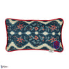 Phoenicia Batik Kussen-Kussen-Mind the Gap-Indigo/Red-50 x 30 cm-Selected Interiors