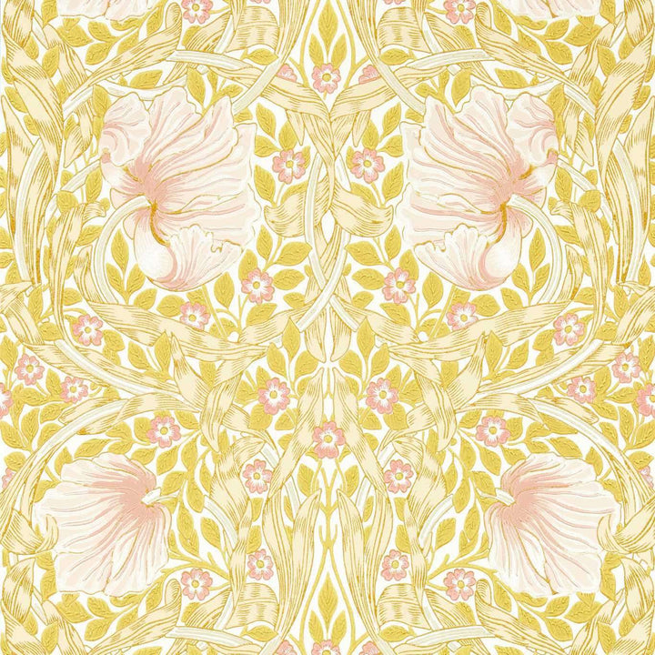 Pimpernel-behang-tapete-wallpaper-Morris & Co-Sunflower Pink-Rol-Selected-Wallpapers-Interiors