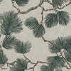 Pine Mural Tapete-Sandberg-Green-Mattic-M2-Selected Wallpapers-Interiors