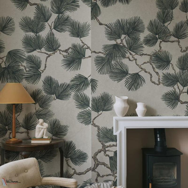 Pine Mural Tapete-Sandberg-Selected Wallpapers-Interiors