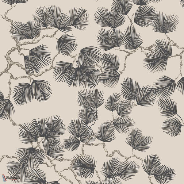 Pine wallpaper-Sandberg-Brown-Roll-Selected Wallpapers-Interiors