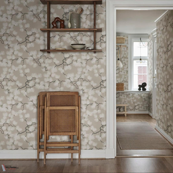Pine wallpaper-Sandberg-Selected Wallpapers-Interiors