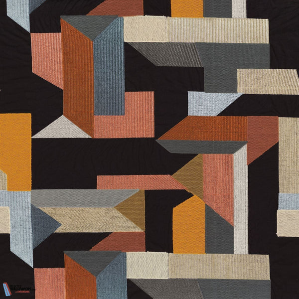 Polychromie stof-Casamance-Topaze Ultraviolet-Meter (M1)-Selected Interiors