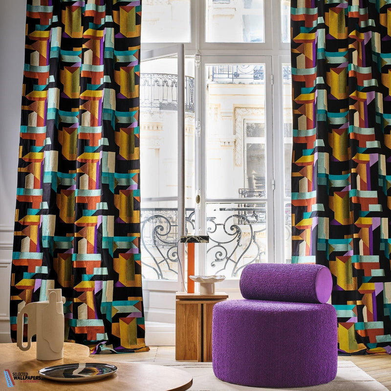 Polychromie fabric-Casamance-Selected Interiors