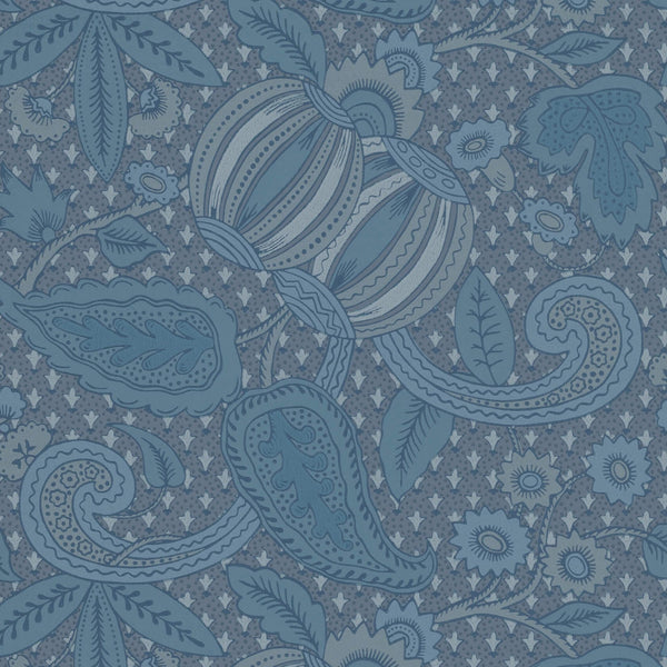 Pomegranate-behang-Little Greene-Blue Scale-Rol-0245POBLUES-Selected Wallpapers