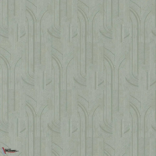 Porte Dorée-Casamance-wallpaper-Kaki Clair/Nacre-Roll-Selected Wallpapers