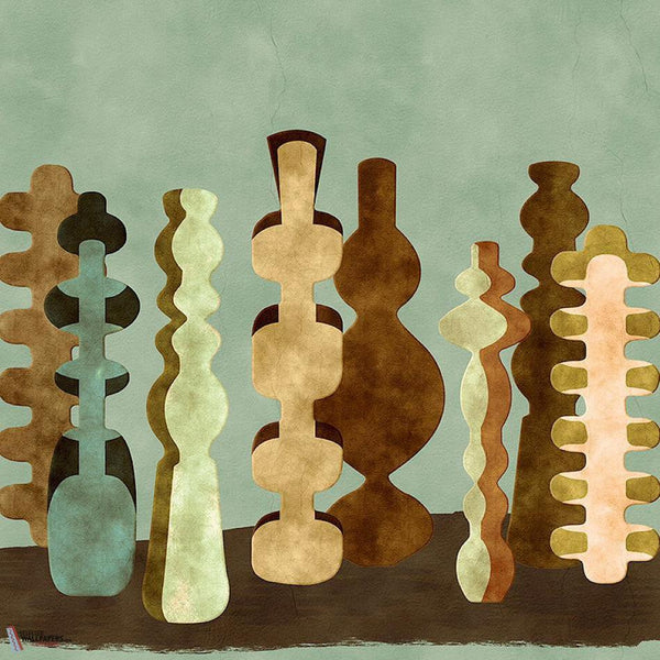 Potteries wallpaper-Masureel-Emerald-Paneel A-Selected-Wallpapers-Interiors