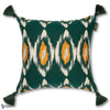 Pradesh Ikat Kussen-Kussen-Mind the Gap-Green/Yellow-50 x 50 cm-Selected Interiors