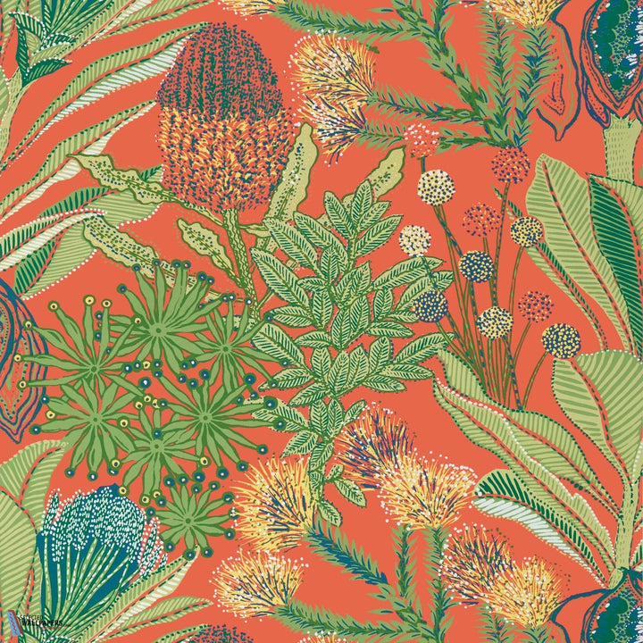 Protea-Behang-Tapete-Thibaut-Coral-Rol-T13906-Selected Wallpapers