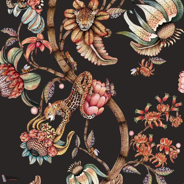 Protea Panthera Tapete-Cole & Son-Onyx-Rolle-Selected Wallpapers-Interiors