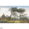 Provence wallpaper-Les Dominotiers-Green-Non Woven (70 cm)-M2-Selected Wallpapers-Interiors