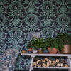 Purnon wallpaper-Farrow & Ball-Selected-Wallpapers-Interiors