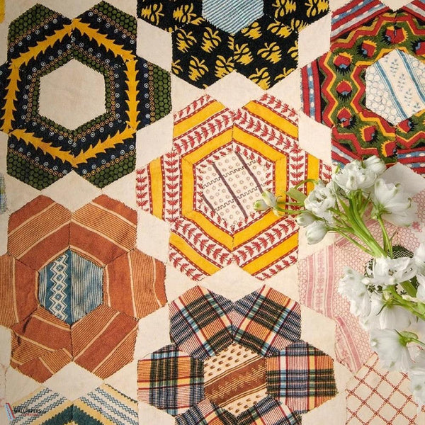 Quilt behang-Pierre Frey-Selected Wallpapers-Interiors