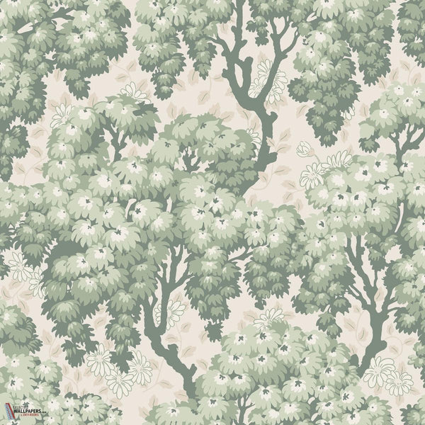 Ragnvi behang-Sandberg-Green-Rol-Selected Wallpapers-Interiors