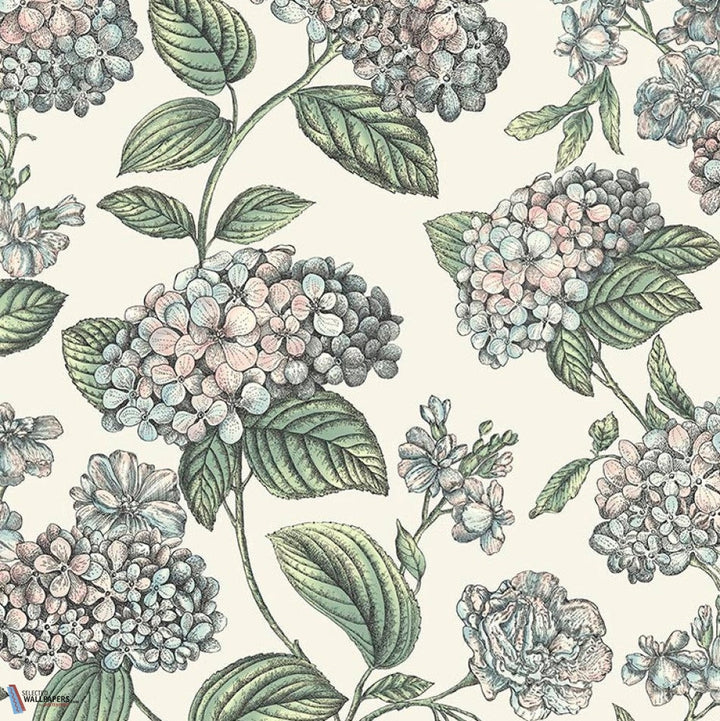 Ramo di Ortensia-behang-Tapete-Cole & Son-Pastel on Stone-Rol-123/8039-Selected Wallpapers
