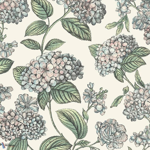 Ramo di Ortensia-behang-Cole & Son-Pastel on Stone-Rol-123/8039-Selected Wallpapers