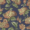 Ramo di Ortensia-behang-Cole & Son-Coral on Dark Blue-Rol-123/8040-Selected Wallpapers