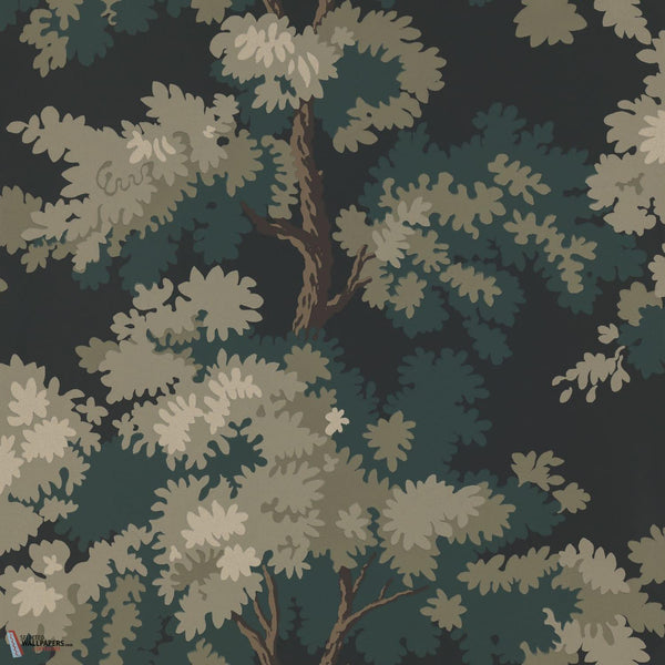 Raphael behang-Sandberg-Charcoal-Rol-Selected Wallpapers-Interiors