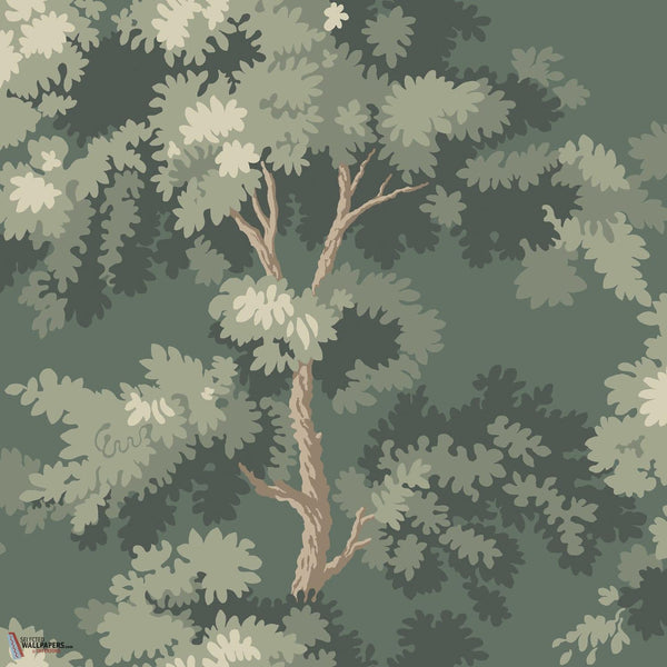 Raphael behang-Sandberg-Moss Green-Rol-Selected Wallpapers-Interiors