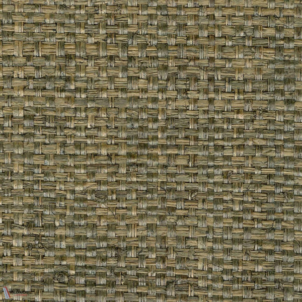 Raphia Maille Tapete-CMO Paris-Kaki-Rolle-Selected Wallpapers-Interiors