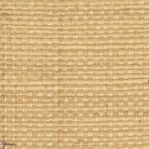 Raphia Maille Tapete-CMO Paris-Natural-Rolle-Selected Wallpapers-Interiors