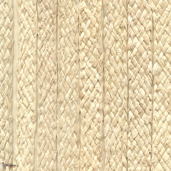 Raphia Tresse Tapete-CMO Paris-Ecru-Meter (M1)-Selected Wallpapers-Interiors