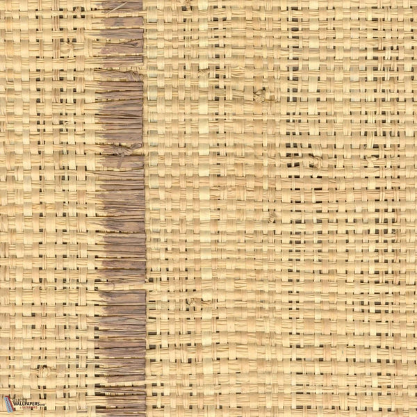 Raphia Vertical Tapete-CMO Paris-Tabac-Rolle-Selected Wallpapers-Interiors