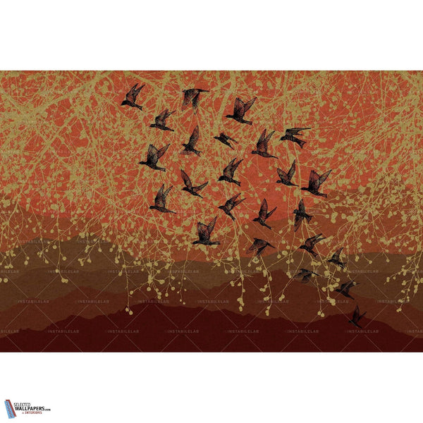 Red Mountain-INSTABILELAB-behang-Selected Wallpapers