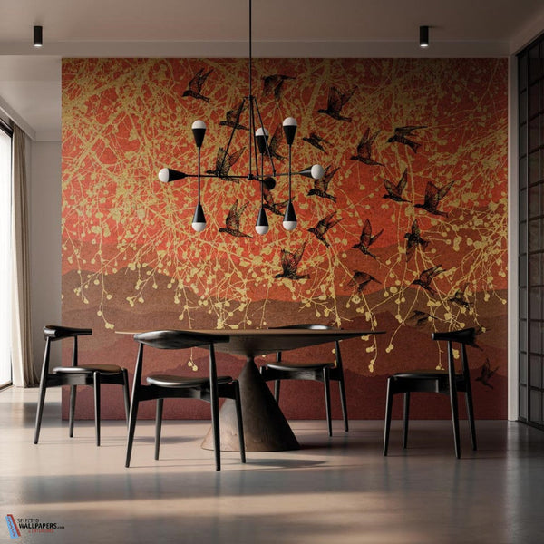 Red Mountain-INSTABILELAB-behang-Selected Wallpapers
