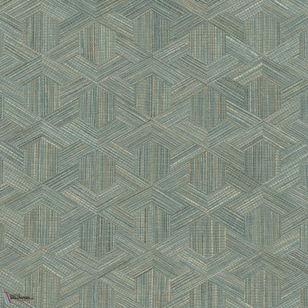 Reflect behang-Arte-Turquoise-Meter (M1)-Selected Wallpapers-Interiors