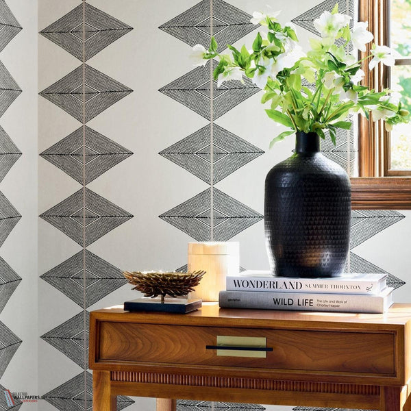 Reflection wallpaper-Thibaut-Selected Wallpapers-Interiors