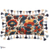 Remondini Floral Kussen-Kussen-Mind the Gap-Red/Blue-50 x 30 cm-Selected Interiors