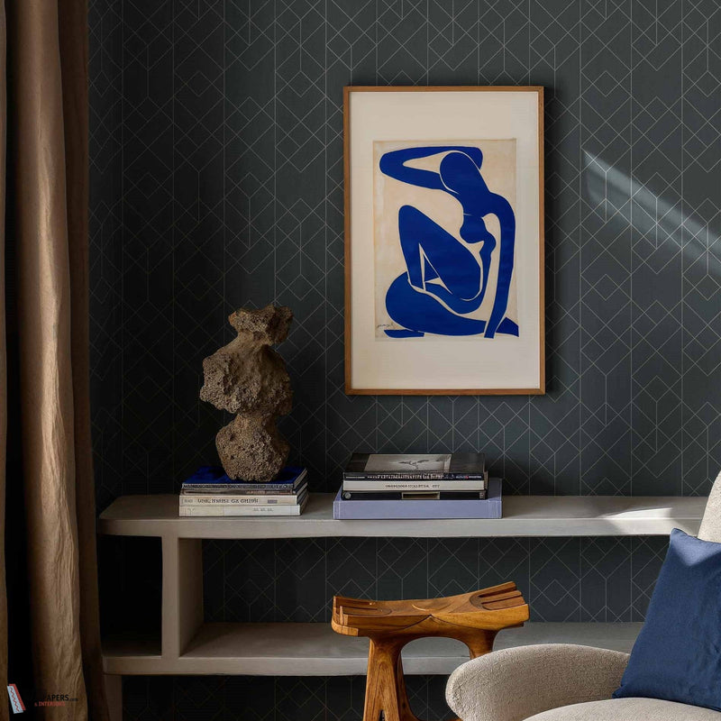 Rhombohedral wallpaper-Coordonne-Selected-Wallpapers-Interiors
