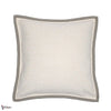 Rico Ruivo kussen-Casamance-Ecru-45 x 45 cm-Selected Wallpapers-Interiors