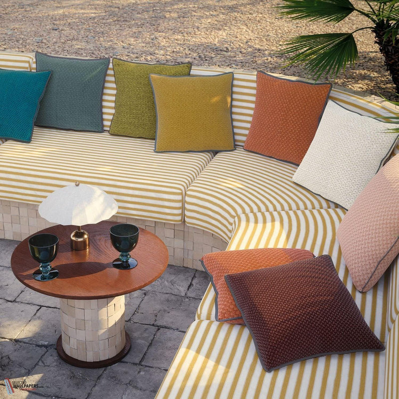 Rico Ruivo cushion by Casamance