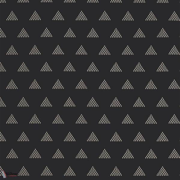 Ridge wallpaper-Thibaut-Basalt black-Roll-Selected Wallpapers-Interiors