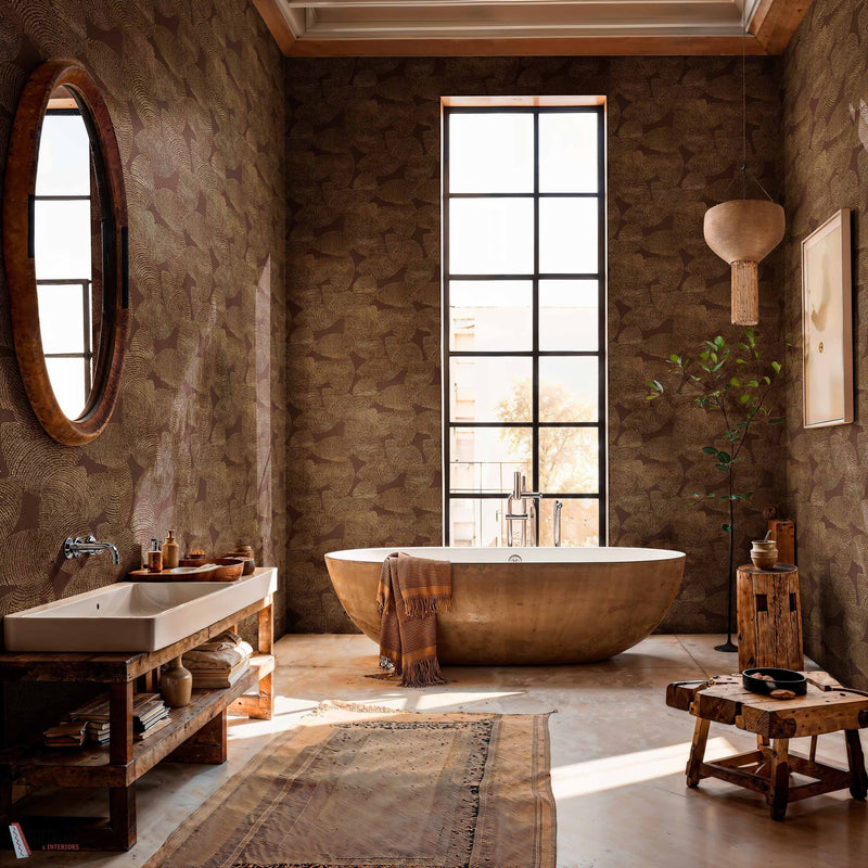 Rif Relief wallpaper-Coordonne-Selected-Wallpapers-Interiors