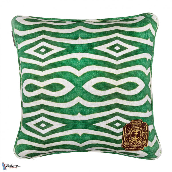 Riverside Linen Kussen-Kussen-Mind the Gap-Green/White-50 x 50 cm-Selected Interiors