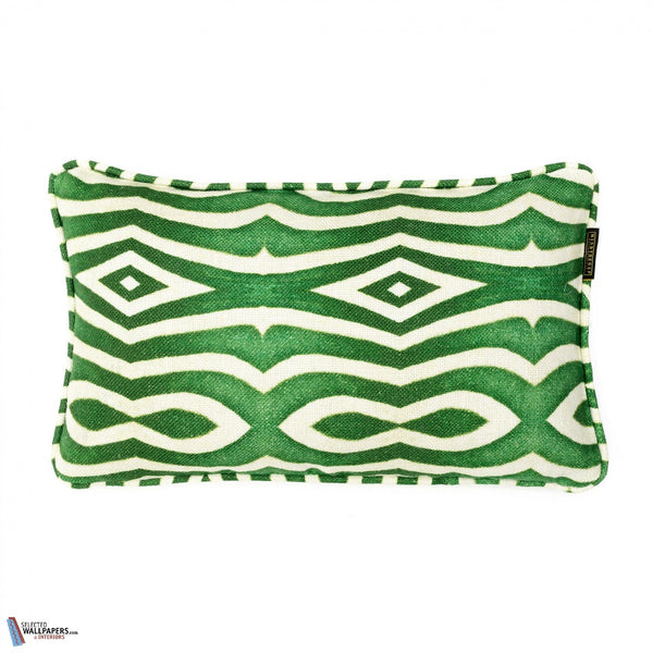 Riverside Linen Kussen-Kussen-Mind the Gap-Green/White-50 x 30 cm-Selected Interiors