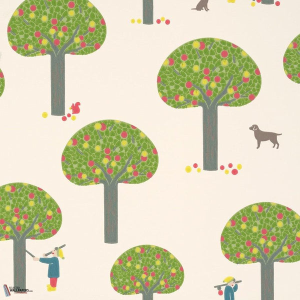 Rodney Street behang-Little Greene-Sage & onions-Rol-Selected Wallpapers-Interiors