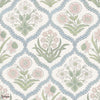 Rosa wallpaper-Sandberg-Pastel-Roll-Selected Wallpapers-Interiors
