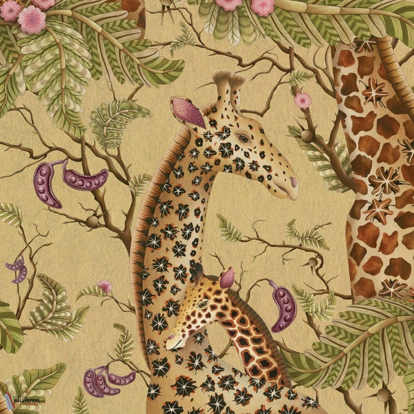 Royal Giraffe wallpaper-Cole & Son-Safari-Roll-Selected Wallpapers-Interiors