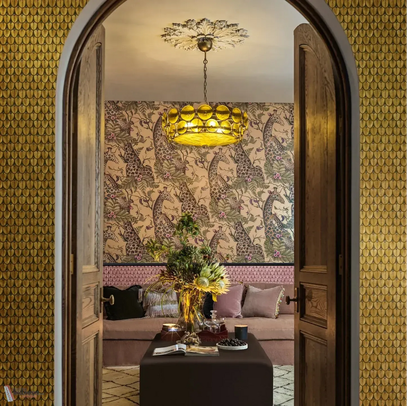 Royal Giraffe papel pintado de Cole & Son