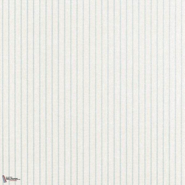 Ryker Stripe Tapete-Thibaut-Cream and Robin's Egg-Rolle-Selected-Wallpapers-Interiors