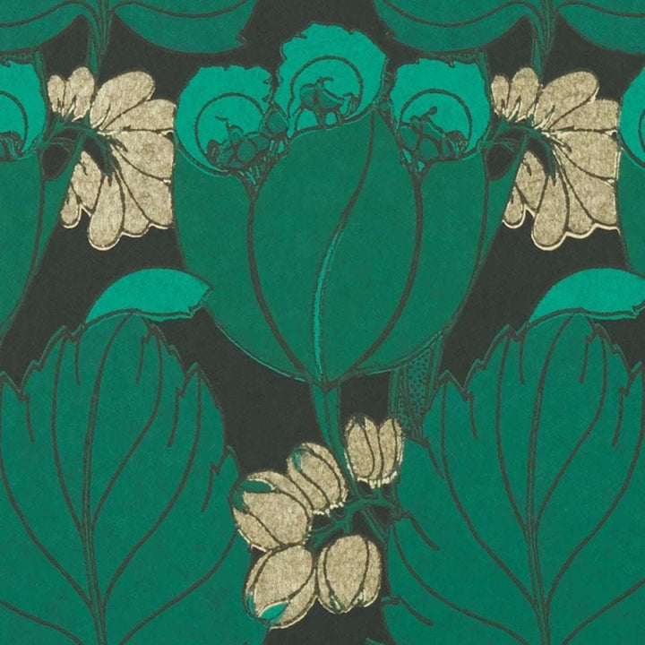 SALE Regency Tulip-Behang-Tapete-Liberty-Jade-Rol-07231002I-Selected Wallpapers